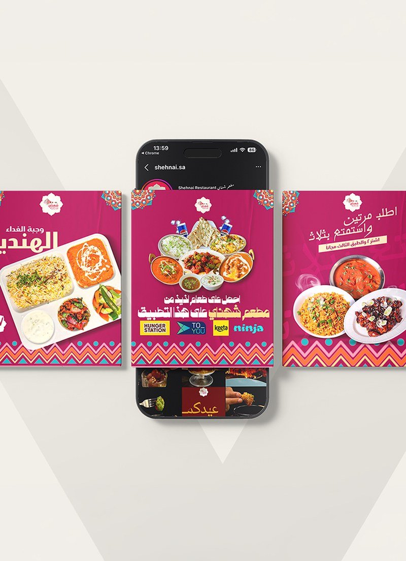 Shehnai social media management and creative design